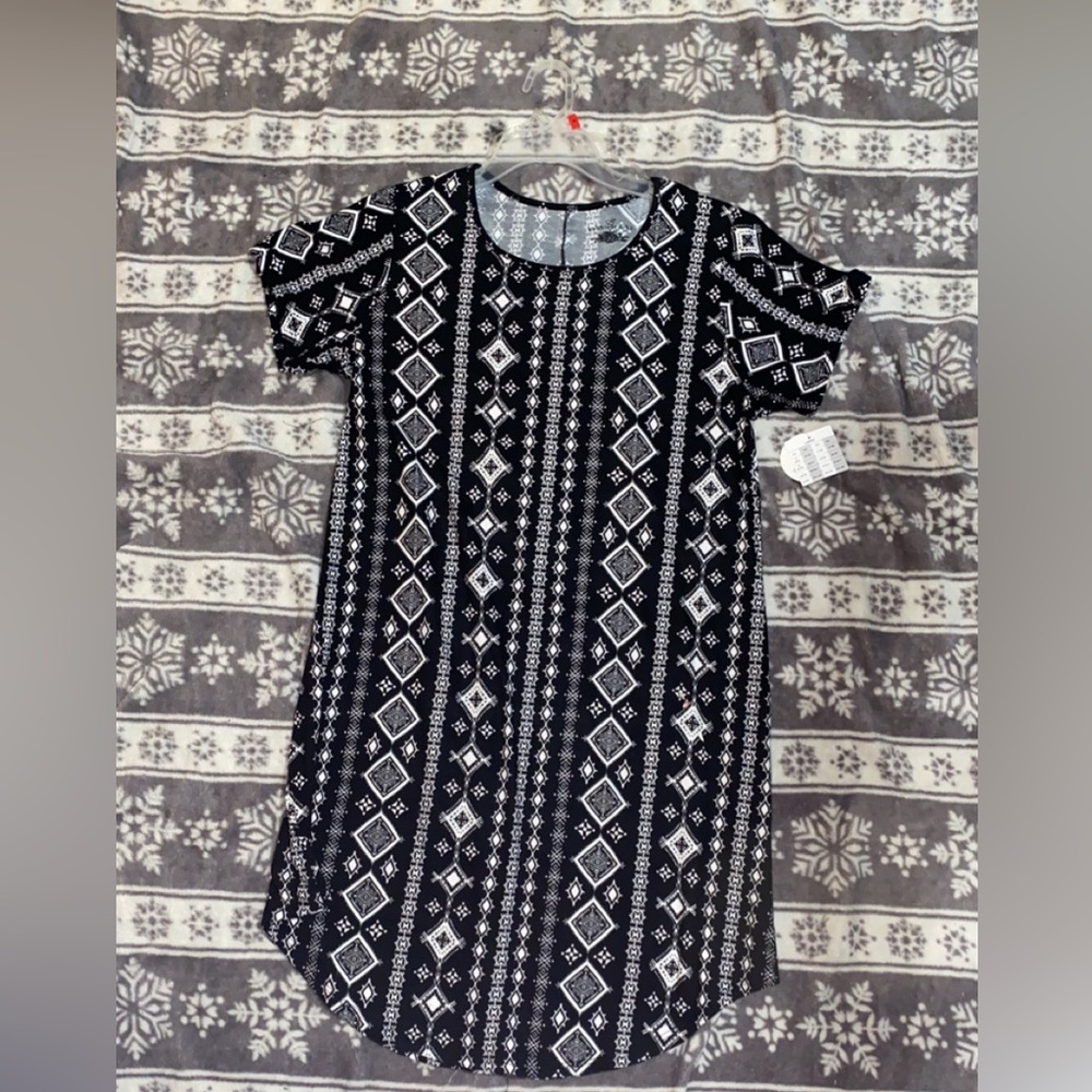 Black & White Long Small Sundress